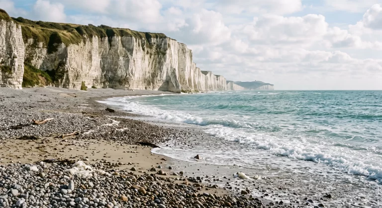 Plage en Seine maritime